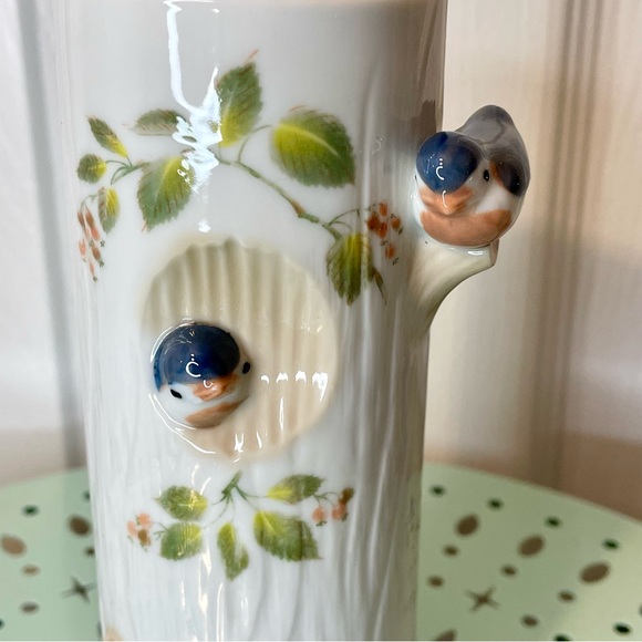 Vintage Takakashi Bird Tree Bud Vase Porcelain Japan San Francisco - Picture 2 of 7